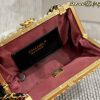 CN Pearl Clutch With Chain Metallic Black C2301250