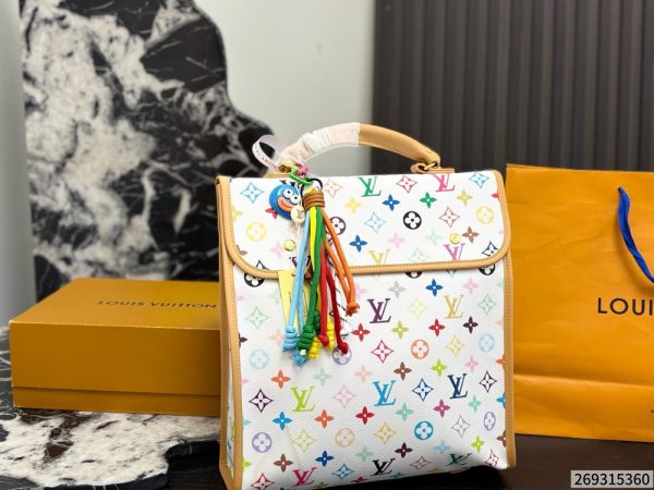 LV Multicolor Flap Backpack C2301550
