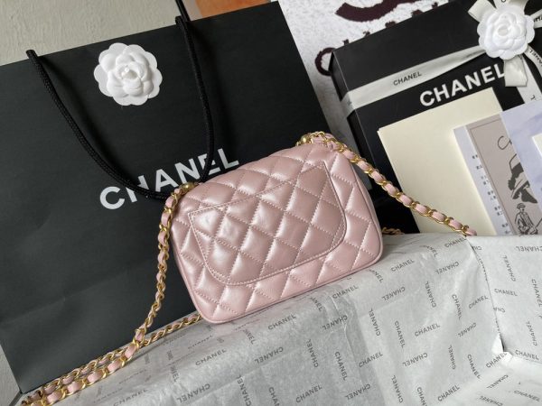 CN Pearl Twist Mini Flap Bag BC CN Pearl Twist Mini Flap Bag BC