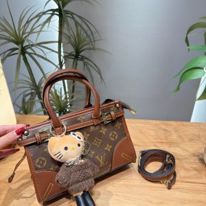 LV Monogram Retro Top Handle Satchel Bag C2301250 LV Monogram Retro Top Handle Satchel Bag C2301250