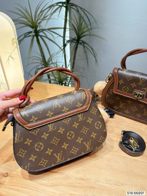 LV Retro Medieval Style Saddle Crossbody Bag C2301250
