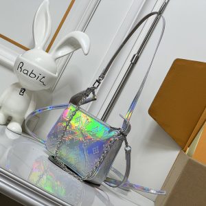 LV Pochette Accessories Holographic Silver Bag M51980 BC