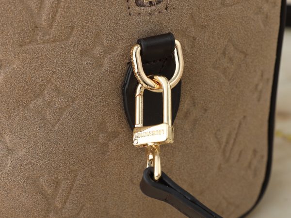 LV Speedy Bandoulière Beige Suede Bag M40391-M40390 BC