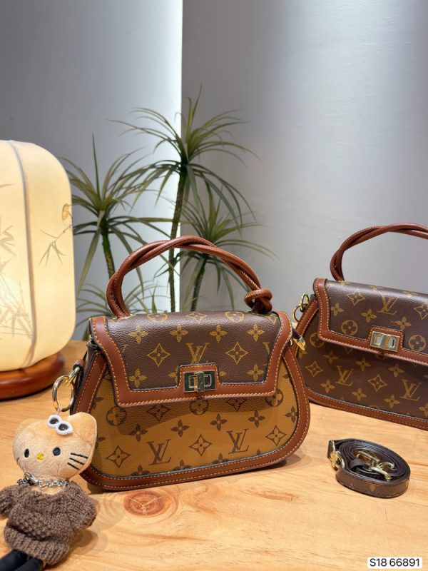 LV Retro Medieval Style Saddle Crossbody Bag C2301250