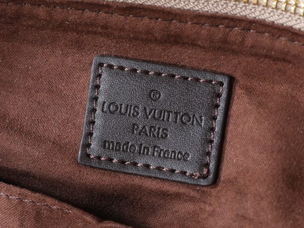 LV Speedy Bandoulière Beige Suede Bag M40391-M40390 BC