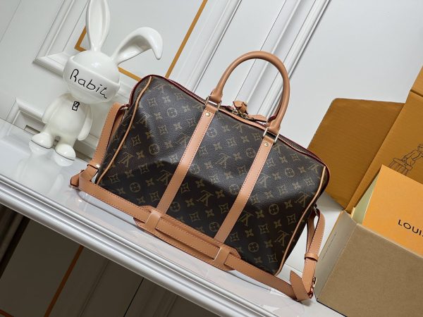 LV Keepall Bandoulière 35 Monogram Eclipse Bag M42426 BC