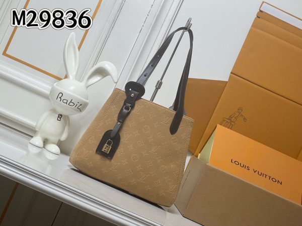 LV All In One Beige Suede Bag M29836 BC