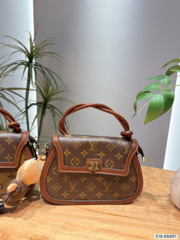 LV Retro Medieval Style Saddle Crossbody Bag C2301250