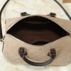 LV Speedy Bandoulière Beige Suede Bag M40391-M40390 BC