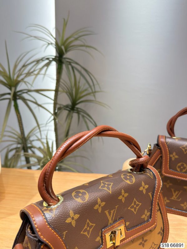 LV Retro Medieval Style Saddle Crossbody Bag C2301250