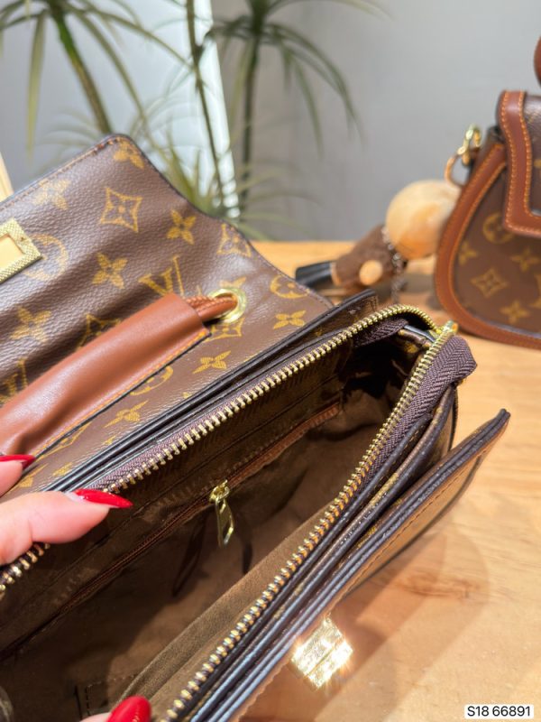 LV Retro Medieval Style Saddle Crossbody Bag C2301250