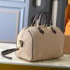 LV Speedy Bandoulière Beige Suede Bag M40391-M40390 BC