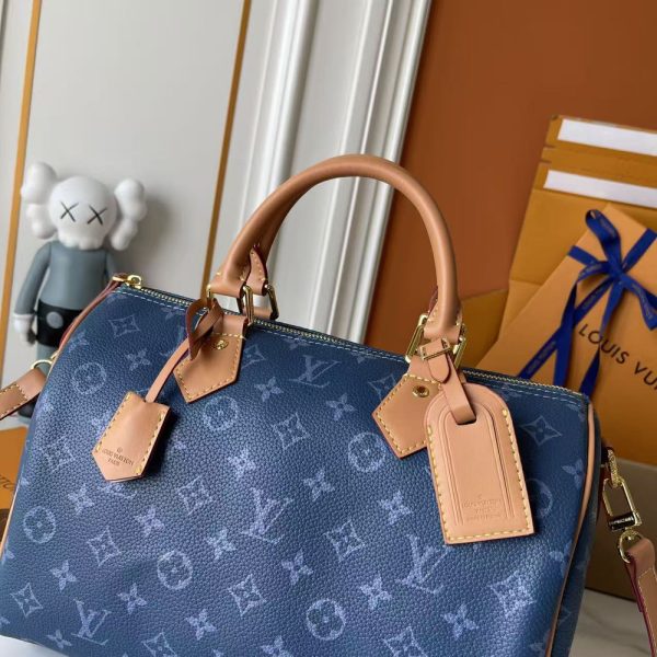 LV Speedy Bandoulière 30 Blue Bag M15282 BC LV Speedy Bandoulière 30 Blue Bag M15282 BC