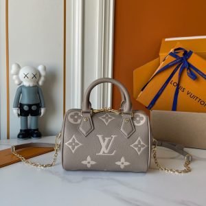 LV Speedy Bandoulière 20 Da Bicolor Monogram Empreinte M46575 BC LV Speedy Bandoulière 20 Da Bicolor Monogram Empreinte M46575 BC