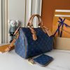 LV Speedy Bandoulière 30 Blue Bag M15282 BC LV Speedy Bandoulière 30 Blue Bag M15282 BC