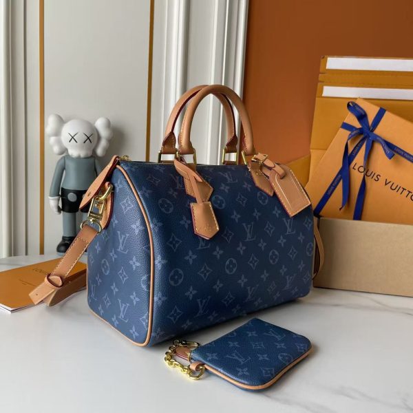 LV Speedy Bandoulière 30 Blue Bag M15282 BC LV Speedy Bandoulière 30 Blue Bag M15282 BC