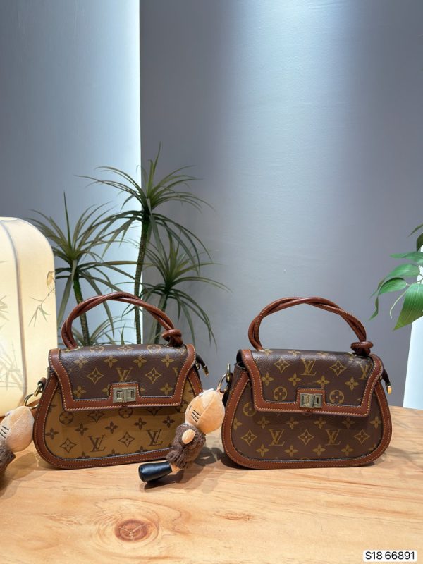 LV Retro Medieval Style Saddle Crossbody Bag C2301250