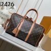 LV Keepall Bandoulière 35 Monogram Eclipse Bag M42426 BC