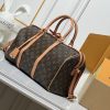 LV Keepall Bandoulière 35 Monogram Eclipse Bag M42426 BC