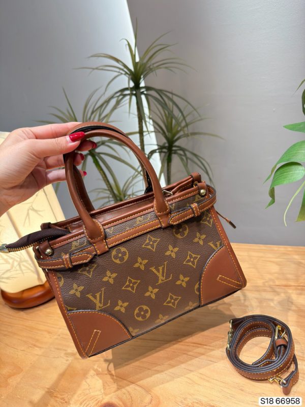 LV Monogram Retro Top Handle Satchel Bag C2301250